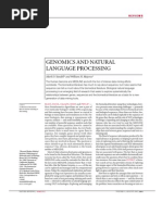 Genomics Natural Language Processing