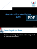 Gestational Diabetes Mellitus (GDM)