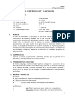 Sílabo Meteorologia y Climatologia