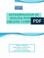 Determination of Boiling Point of Organic Compounds