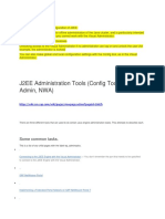 J2EE Administration Tools (Config Tool, Visual Admin, NWA)