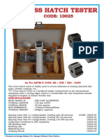 Cross Hatch Tester Adhesion Tester