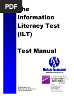 ILT Test Manual March2016