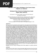 Gold, Silver, and Copper Metallogeny of The Eastern Sunda Magmatic Arc Indonesia