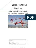 Tyas - Physics Handout Motion