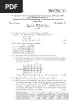 JNTU Question Papers 2008