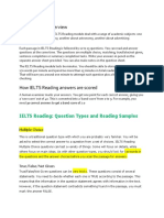 IELTS Reading Overview