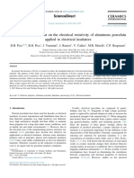 Effect of Fe O Content On The Electrical Resistivity of Aluminous Porcelain Applied To Electrical Insulators