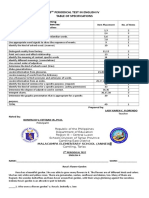 3rd Quarter Exam (All Subjects With Tos)