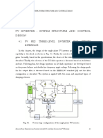 PV Inverter - System Structure and Control Design: 4.1 PV Fed Three-Level Inverter For Utility Interface