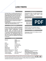 Polypropylene Fibers: Technical Leaflet