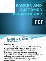 Banker and Customer Relationship PDF