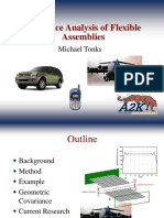 Tolerance Analysis of Flexible Assemblies: Michael Tonks