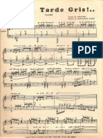 en Esta Tarde Gris Piano Partitura PDF