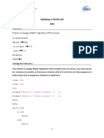 Corrigé TP4 Matlab