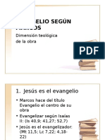 Teología Del Evangelio de Marcos