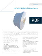 Reliable Unlicensed Gigabit Performance: B24 Backhaul