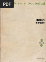 Herbert Marcuse - Cultura y Sociedad PDF