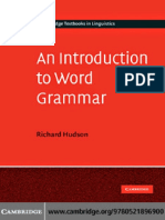 An Introduction To Word Grammar PDF