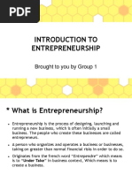 Title Introduction To Intrepreneurship