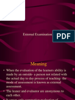 External Examination