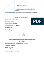 Bilan Thermique