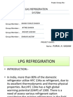 LPG Gas Refregration System