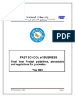 FYP Guidelines MBA-Final Version