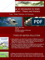 Water Pollution An Overview