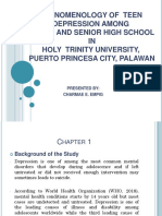 Phenomenology of Teen Depression Among Junior and Senior High School