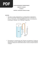 Thermodynamics Tutorial 1