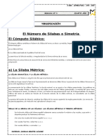 Literatura - 4to Año de Secundaria - Versificacion