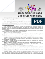 Atoms Molecule and Chemical Arithmatic (Final) - 1 - (E)