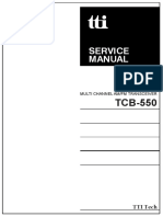 TTI TCB 550 Service Manual