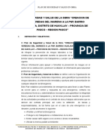 Plan de Seguridad y Salud de Obra - Pistas PNP