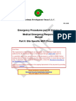 Emergency Procedures Part III - Vol 12 Medical Emergency Response Manual Part II - Site Specific MER Procedure