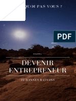 Devenir Entrepreneur - 10 Bonnes Raisons.