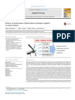 Applied Energy: Wind Turbine Optimization