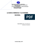 La Banca Comercial y La Economia Nacional