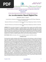 An Accelerometer Based Digital Pen: I J I R S E T