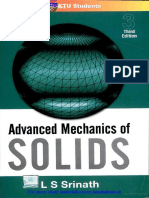 Textbook-ME202 Advanced Mechanics of Solids PDF