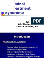 Abdominal Compartment Syndrome: By: Adel Ghuloom, MD Lubna Kamaldien, MD