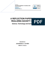 A Reflection Paper On Realizing Society 5