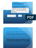 EM Wave Matter Interaction