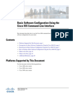 Basic Software Configuration Using The Cisco IOS Command-Line Interface