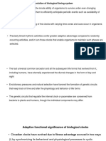 Evolution of Biological Timing System