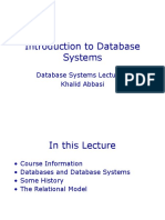 Introduction To Database Systems