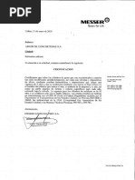 CERTIFICADO Prueba Hidrostatica PDF