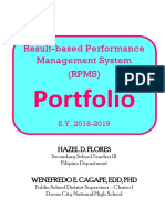 Result-Based Performance Management System (RPMS) : Portfolio