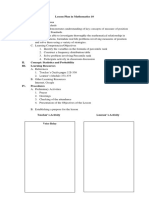 Lesson Plan in Mathematics 10 I. Weekly Objectives: Voice Relay